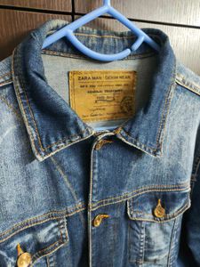 Zara Man Vintage Denim Jacket
