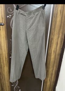 Will's Grey Striped Trousers