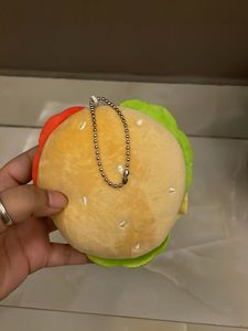 Cute Hamburger with Keychain