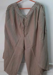 Unused Comfortable Linen Palazzo Pants