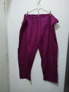 Orchid pink diamond print mango kurta pyjama