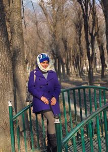 Purple Wool Coat