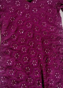 Elegant Embroidered Kurta