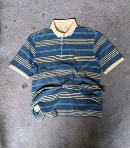 Jeep Men's Striped Polo Shirt