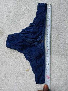Sexy Navy Lace Thong Panty ♥️