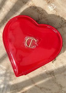 Charlotte tilbury Shiny Red Heart bag