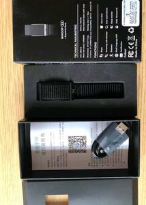 WOOP Classic Black Nylon Watch Strap