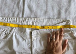 Stylish White Denim Jeans