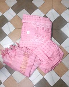 Pink naira suit with dupatta