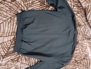 Black beaded sweatshirt