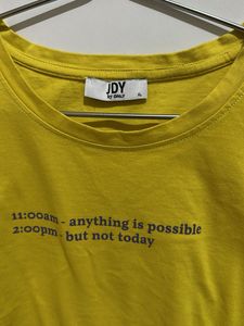 Yellow Crop T-Shirt