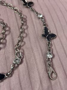 Y2K Butterfly Chain Belt