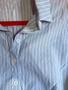 Classic Striped Button-Down Shirt