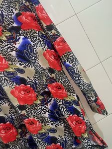 Vibrant Floral Print Long Sleeve Top