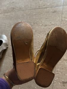 discount Cute Gold Party Shoes