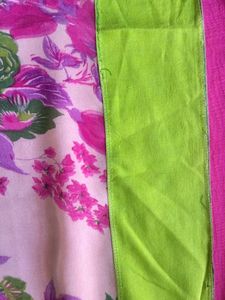Beautiful Floral Print Saree