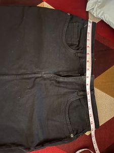 B1G1 Black Denim Mini Skirt