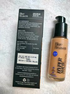 Blue Heaven 💙 Hyper Matte Foundation With SPF 25