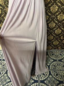Elegant One-Shoulder Lace Gown