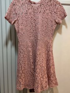 Ginger Elegant Lace Dress, Knee length Bust-34 L