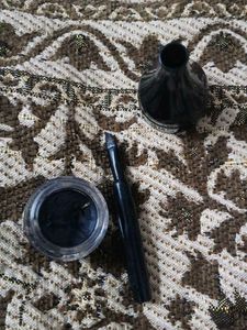Gel eyeliner and Kajal