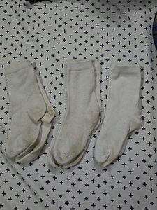 Girls' Black School Shoe &amp; 3 Set Of White Socks