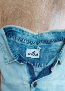 Light Wash Denim Shirt