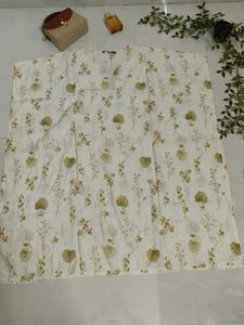 Elegant Floral Kaftan with Pants Set💚🌼✨