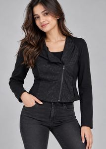 Stylish Black Moto Jacket