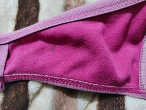 Preloved Pink Brassiere by Ollo-No shoulder straps