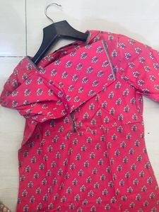 Melange Pink Kurta