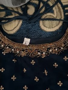 sharara suit with hand embroidery