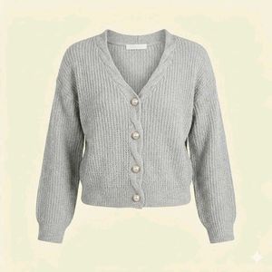 Korea Imported Pintresty Cute Knit Cardigan