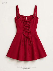 Stunning Red Bustier Mini Dress/Top