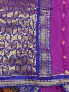 Readymade stitched Nauwari Saree with 1 Blouse
