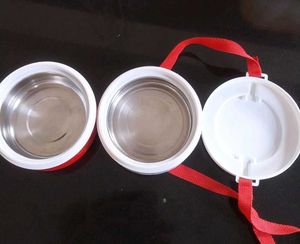 Red &amp; White Tiffin Carrier