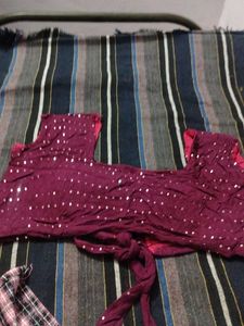 Maroon Blouse no return