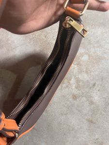 Forever 21 Brown Solid Medium HoboHandbag