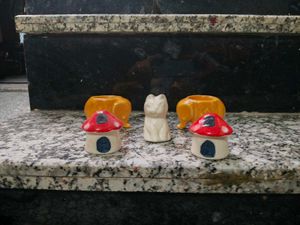 Charming Set of  11 Ceramic Bird Figurines