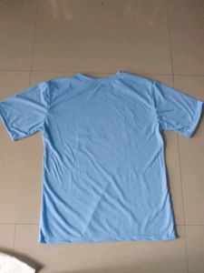 Blue Graphic Tee - "Over Thinking"