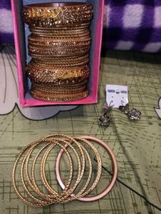 New Bangle Set with Earrings
