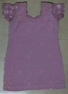 Elegant Lilac Kurta Set