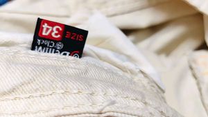 Cream Wide Leg Jeans
