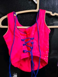 Embroidered Pink Blouse