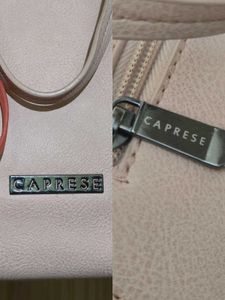 🚨SALE🚨Caprese Peach-Coloured Solid Handheld Bag