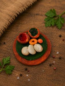Unique Food-Themed Miniature Display