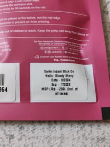 Instant Stick On Nails