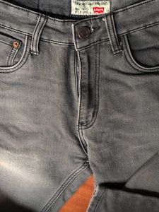 Levi's Classic Grey Wash Denim Jeans
