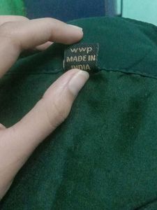 Elegant Green Embellished Kurta