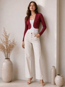 ❤ Stylish Maroon Bolero Cardigan | Shrug